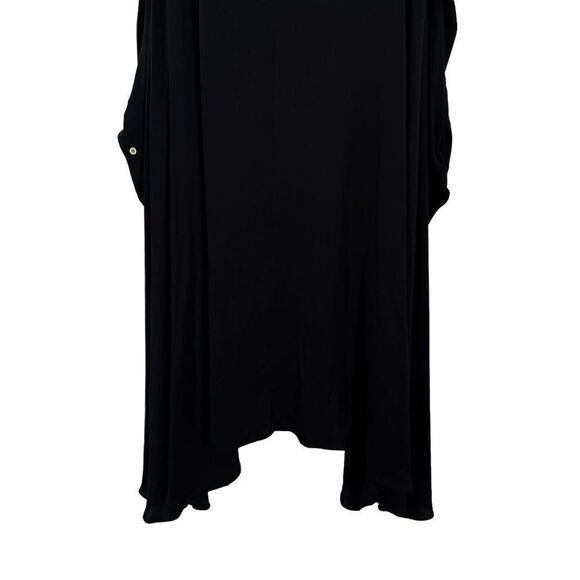 Natasha Zinko 100% Silk Floral Beaded Embellished Ruffle Midi Shirt Dress - Picture 14 of 16